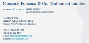 Mossack & Fonseca Bahamas