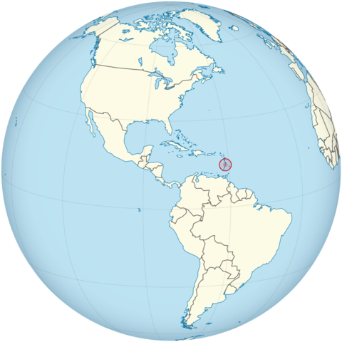 Saint Lucia map